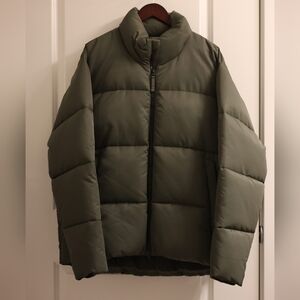 ABERCROMBIE & FITCH ULTRA PUFFER JACKET OLIVE GREEN MENS Size XL